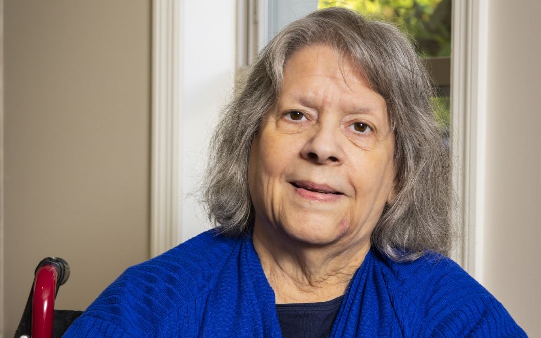A Willow Brook Home resident's portrait captures a quiet moment in Columbus, Ohio, where each individual story shapes the senior living community.